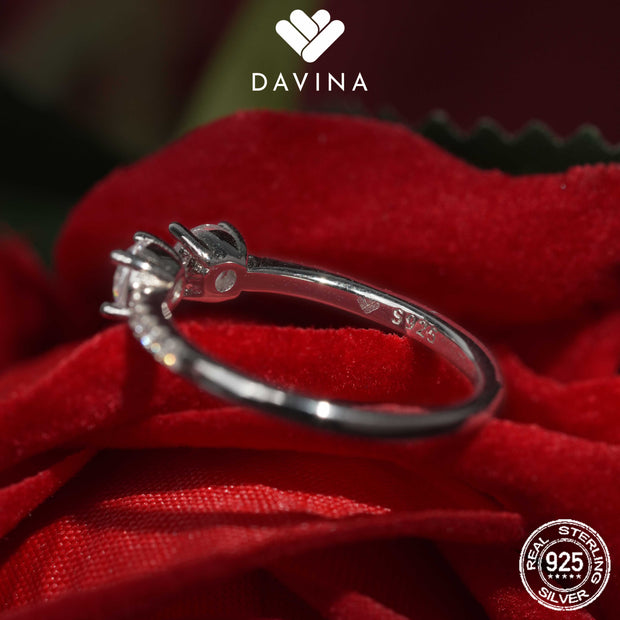 DAVINA Ladies Luna Ring Sterling Silver 925
