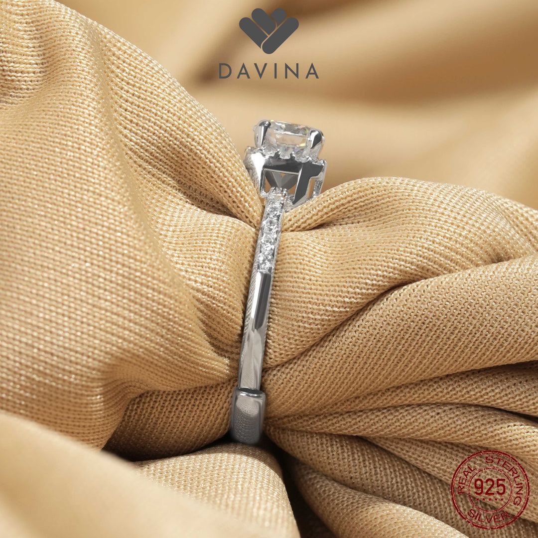 DAVINA Ladies Kezya Ring Sterling Silver 925
