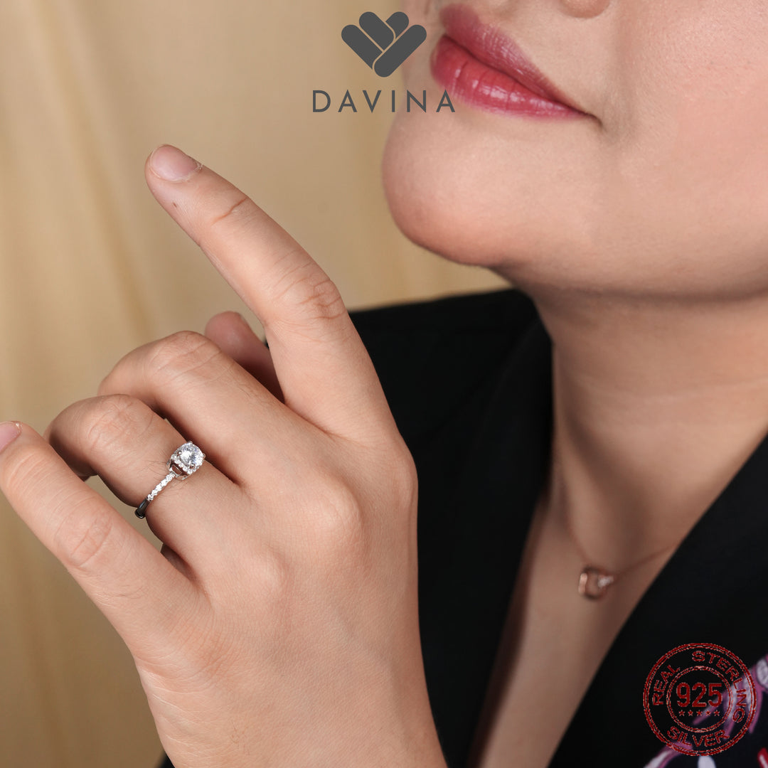 DAVINA Ladies Kezya Ring Sterling Silver 925