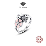 DAVINA Ladies Cherry Ring Sterling Silver 925