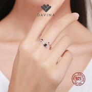 DAVINA Ladies Katie Ring Sterling Silver 925