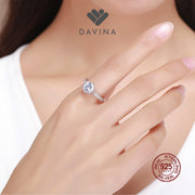 DAVINA Ladies Rita Ring Sterling Silver 925