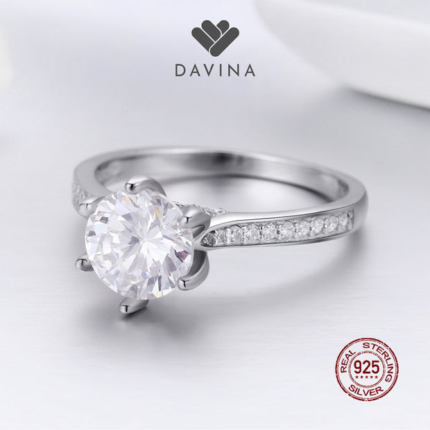 DAVINA Ladies Rita Ring Sterling Silver 925