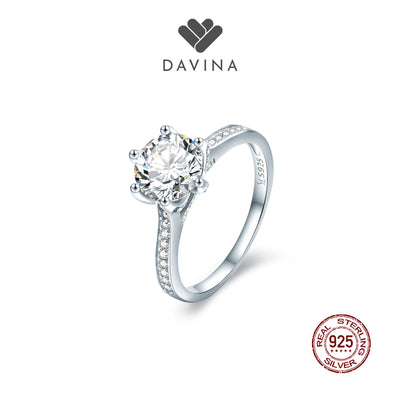 DAVINA Ladies Rita Ring Sterling Silver 925