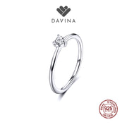 DAVINA Ladies Nava Ring Sterling Silver 925