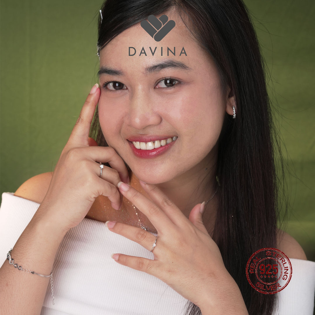 DAVINA Ladies Nava Ring Sterling Silver 925