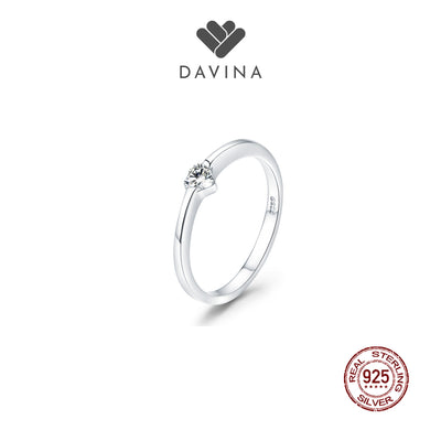 DAVINA Ladies Kate Ring Sterling Silver 925