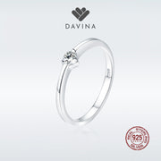 DAVINA Ladies Kate Ring Sterling Silver 925