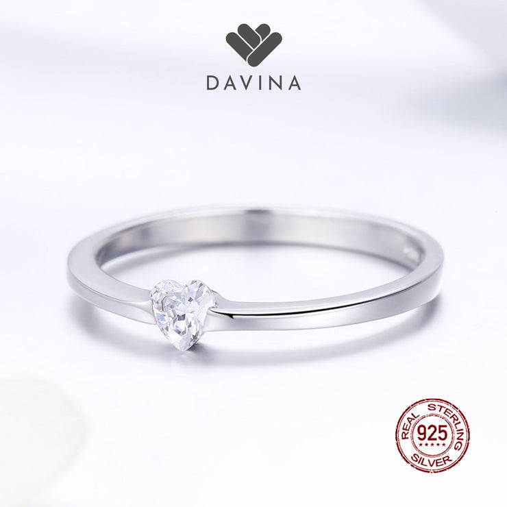 DAVINA Ladies Kate Ring Sterling Silver 925