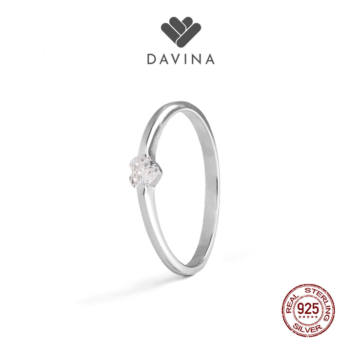 DAVINA Ladies Kate Ring Sterling Silver 925
