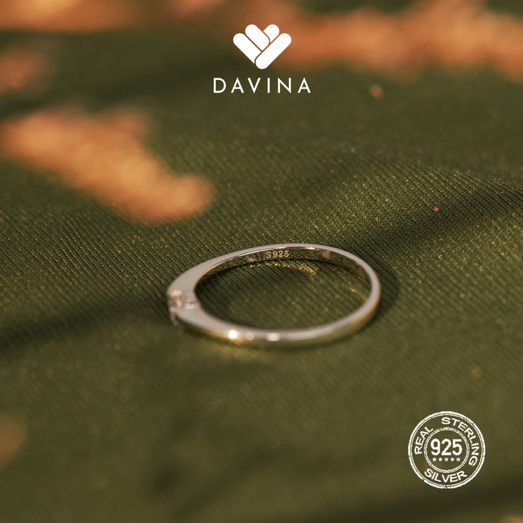 DAVINA Ladies Kate Ring Sterling Silver 925