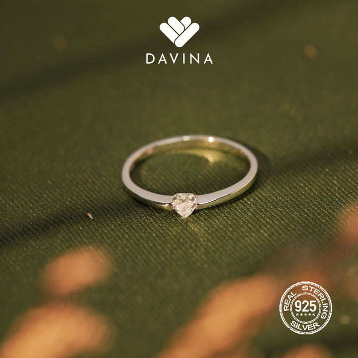 DAVINA Ladies Kate Ring Sterling Silver 925