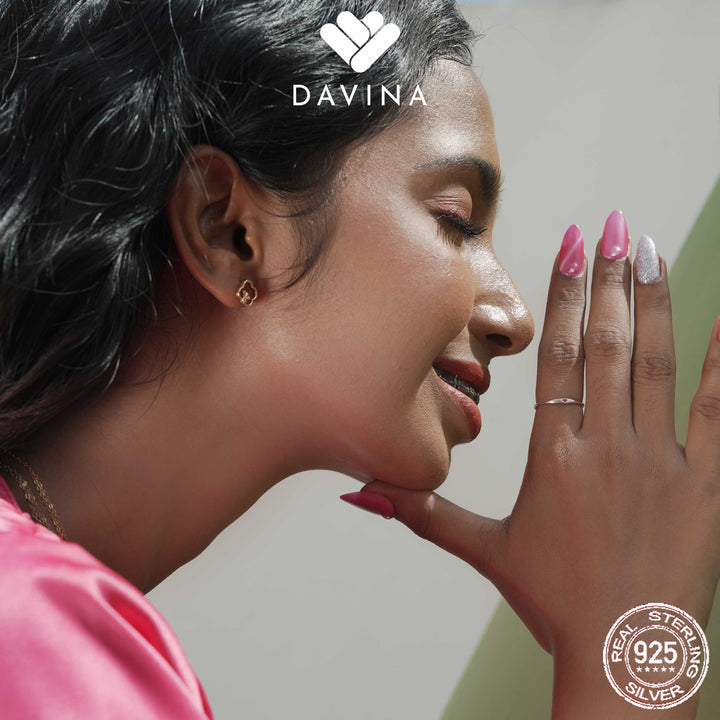 DAVINA Ladies Cheris Ring Sterling Silver 925