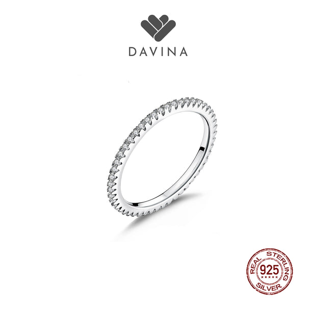 DAVINA Ladies Aubrey Ring Sterling Silver 925