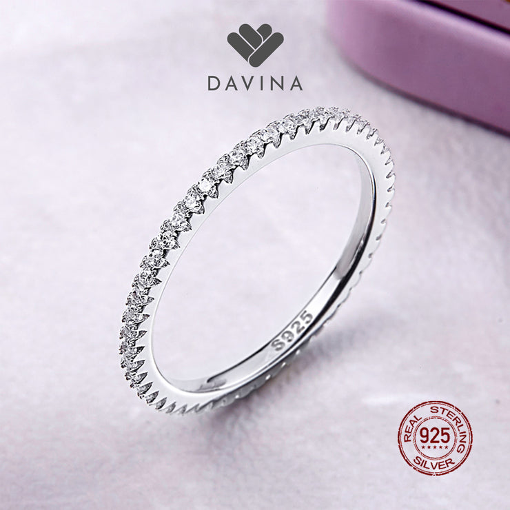 DAVINA Ladies Aubrey Ring Sterling Silver 925