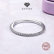 DAVINA Ladies Aubrey Ring Sterling Silver 925