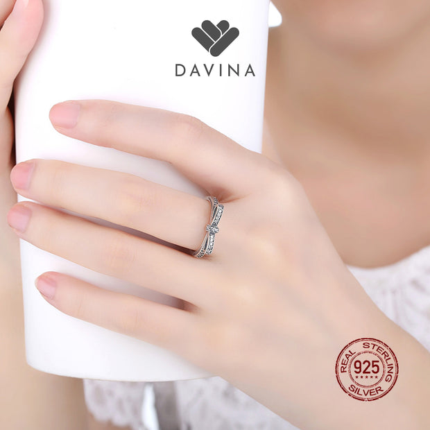 DAVINA Ladies Emma Ring Sterling Silver 925