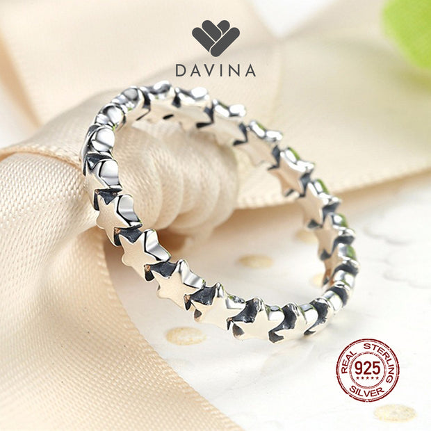 DAVINA Ladies Star Ring Sterling Silver 925