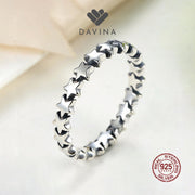 DAVINA Ladies Star Ring Sterling Silver 925