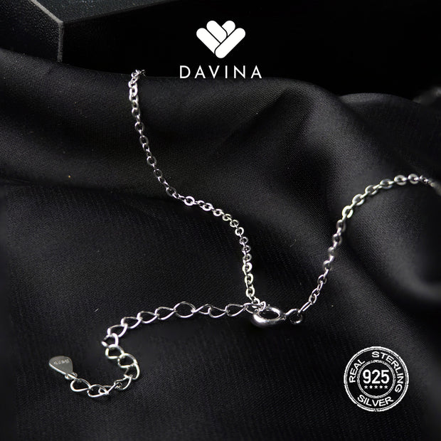 DAVINA Ladies Cable Chain Sterling Silver 925