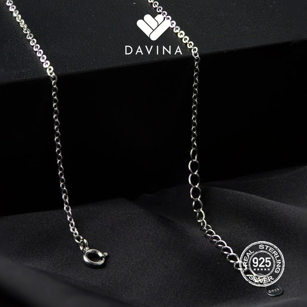 DAVINA Ladies Cable Chain Sterling Silver 925