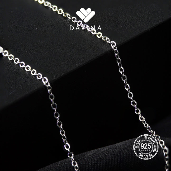 DAVINA Ladies Cable Chain Sterling Silver 925