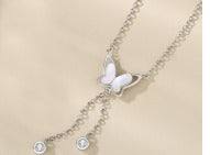 DAVINA Ladies Clytia Necklace Sterling Silver 925