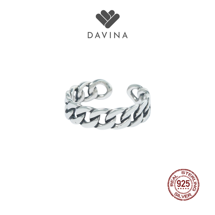 DAVINA Ladies Nicky Ring Sterling Silver 925