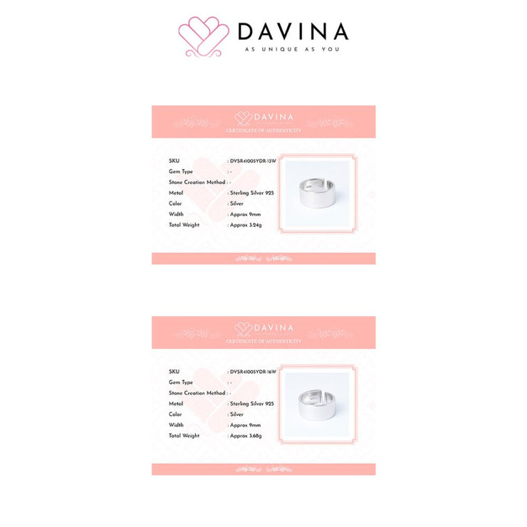 DAVINA Ladies Catalina Ring Silver Color S925