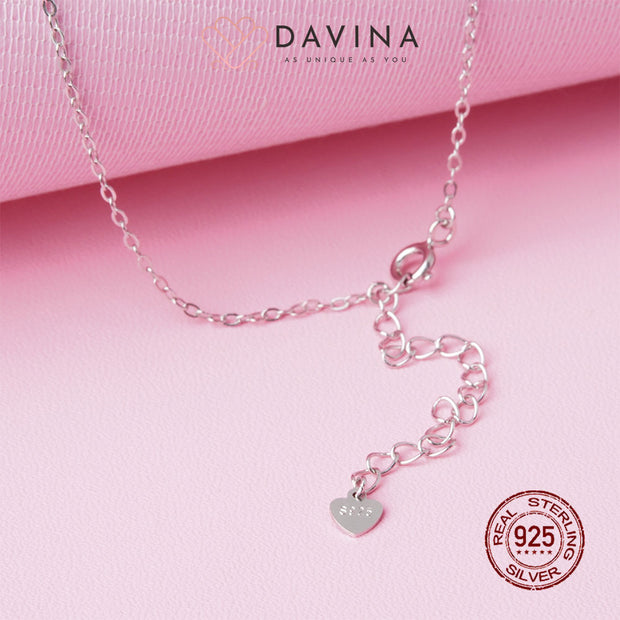 DAVINA Ladies Cable Chain Sterling Silver 925