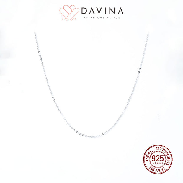 DAVINA Ladies Cable Chain Sterling Silver 925