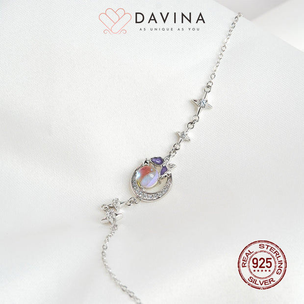 DAVINA Ladies Moonlight Bracelet Sterling Silver 925