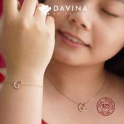 DAVINA Ladies Chinese Zodiac Bracelet Rose Gold Color S925