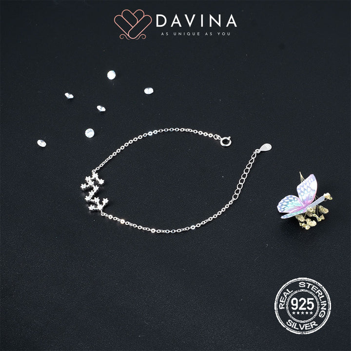 DAVINA Ladies Zodiac Bracelet Sterling Silver 925