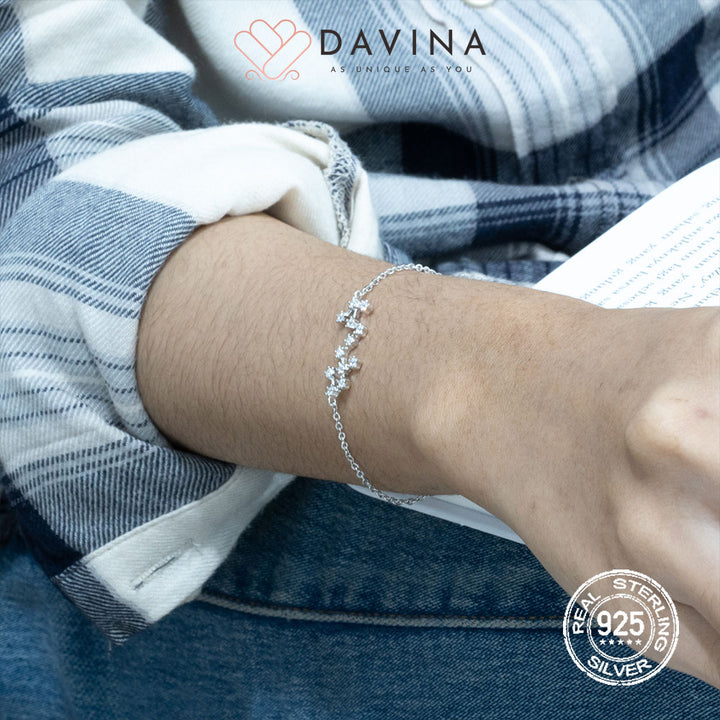 DAVINA Ladies Zodiac Bracelet Sterling Silver 925