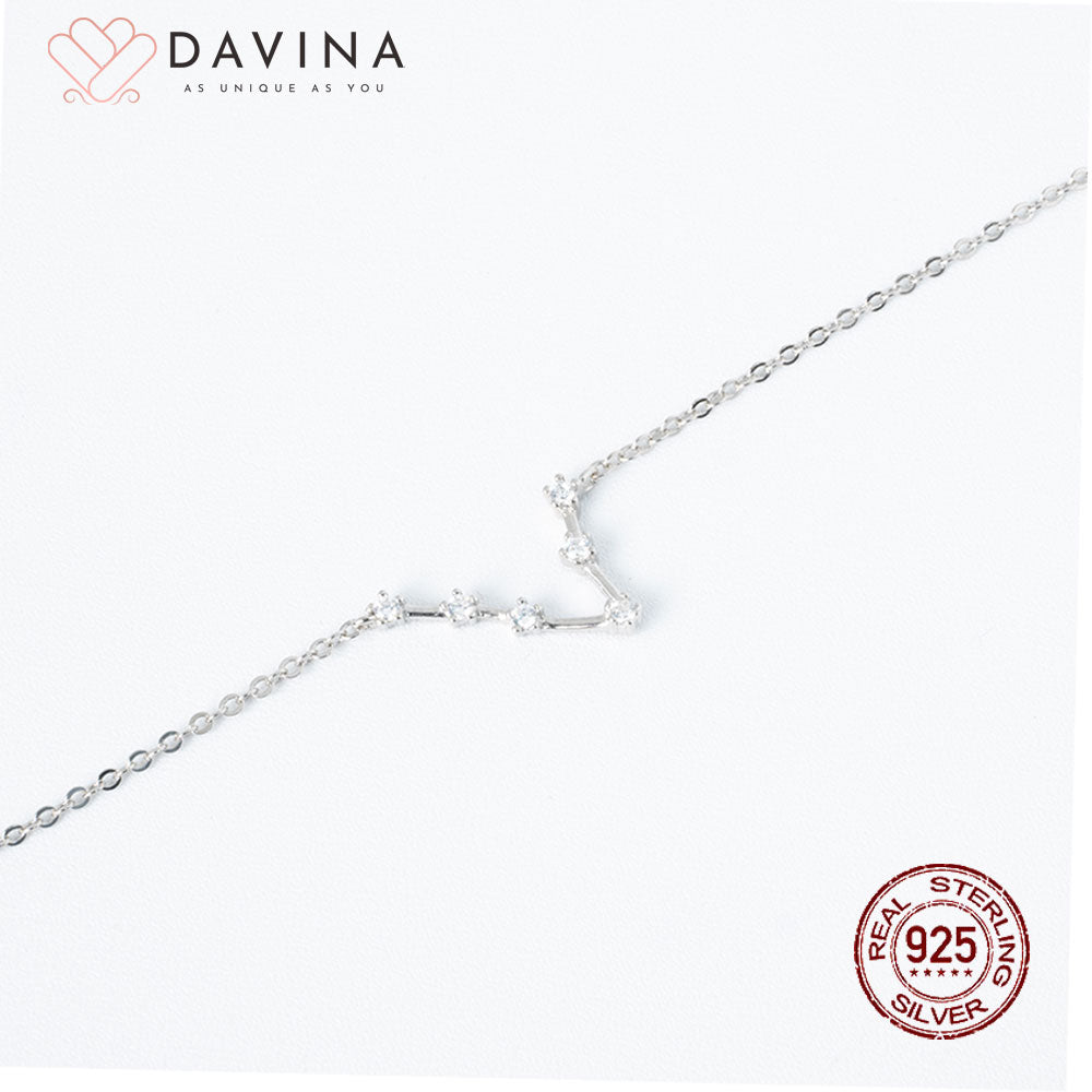 DAVINA Ladies Zodiac Bracelet Sterling Silver 925