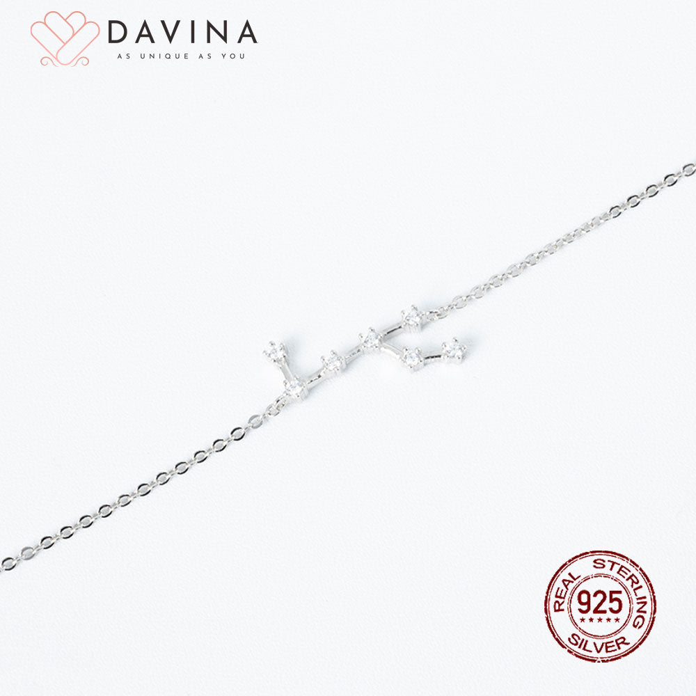 DAVINA Ladies Zodiac Bracelet Sterling Silver 925