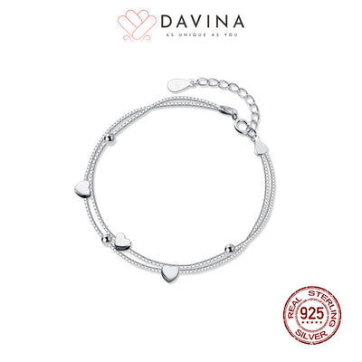 DAVINA Ladies Peyton Bracelet Silver Color S925