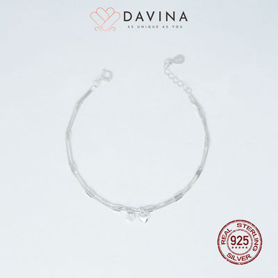 DAVINA Ladies Aurelia Bracelet Silver Color S925