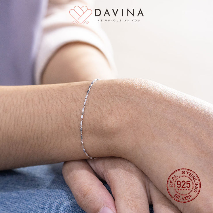 DAVINA Ladies Milana Bracelet Gold Color Sterling Silver 925