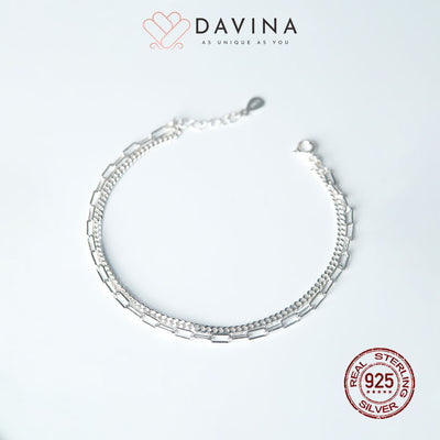 DAVINA Ladies Mauly Bracelet Silver Color S925
