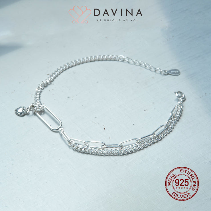 DAVINA Ladies Lyandra Bracelet Sterling Silver 925