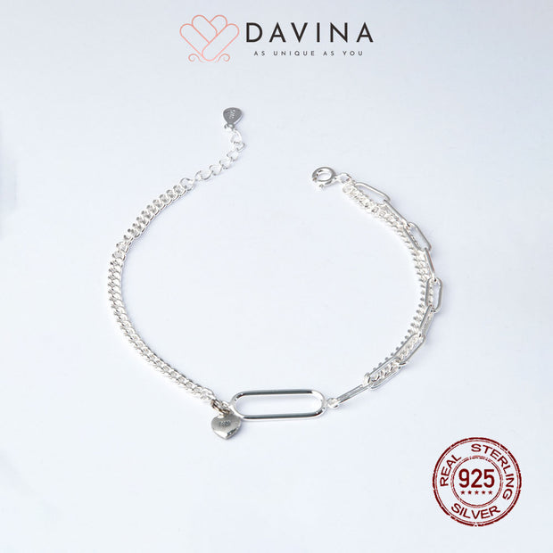 DAVINA Ladies Lyandra Bracelet Silver Color S925