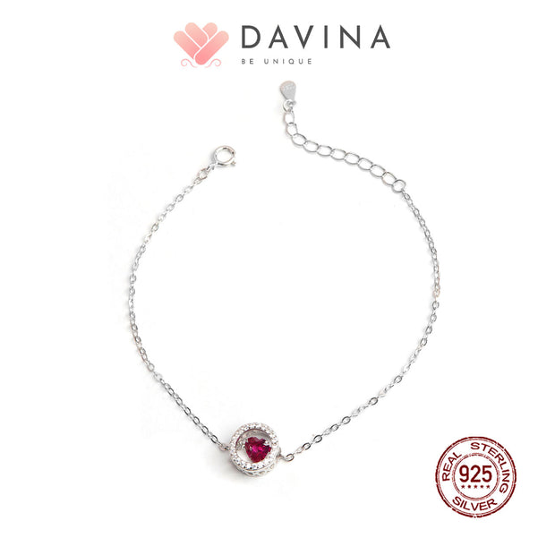 DAVINA Ladies Shayla Bracelet Silver Color S925