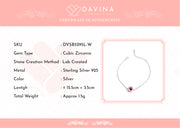 DAVINA Ladies Shayla Bracelet Silver Color S925