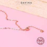 DAVINA Ladies Shakira Bracelet Rose Gold Color S925