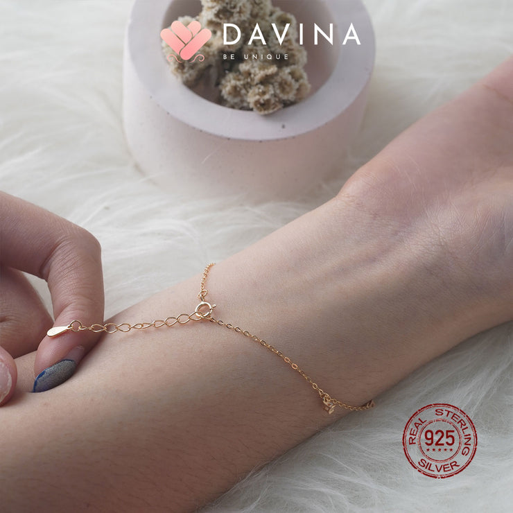 DAVINA Ladies Fenny Bracelet Gold Color S925