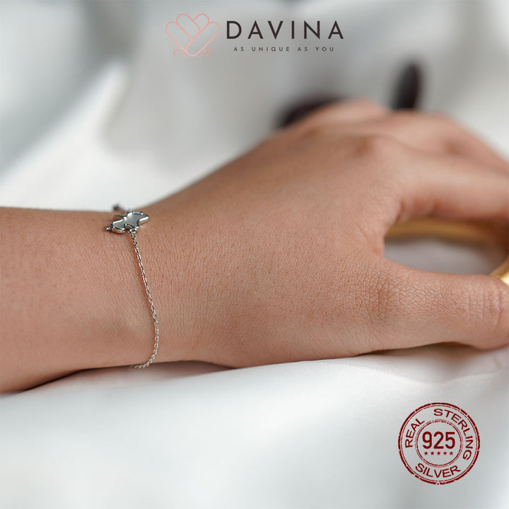 DAVINA Ladies Starry Bracelet Sterling Silver 925