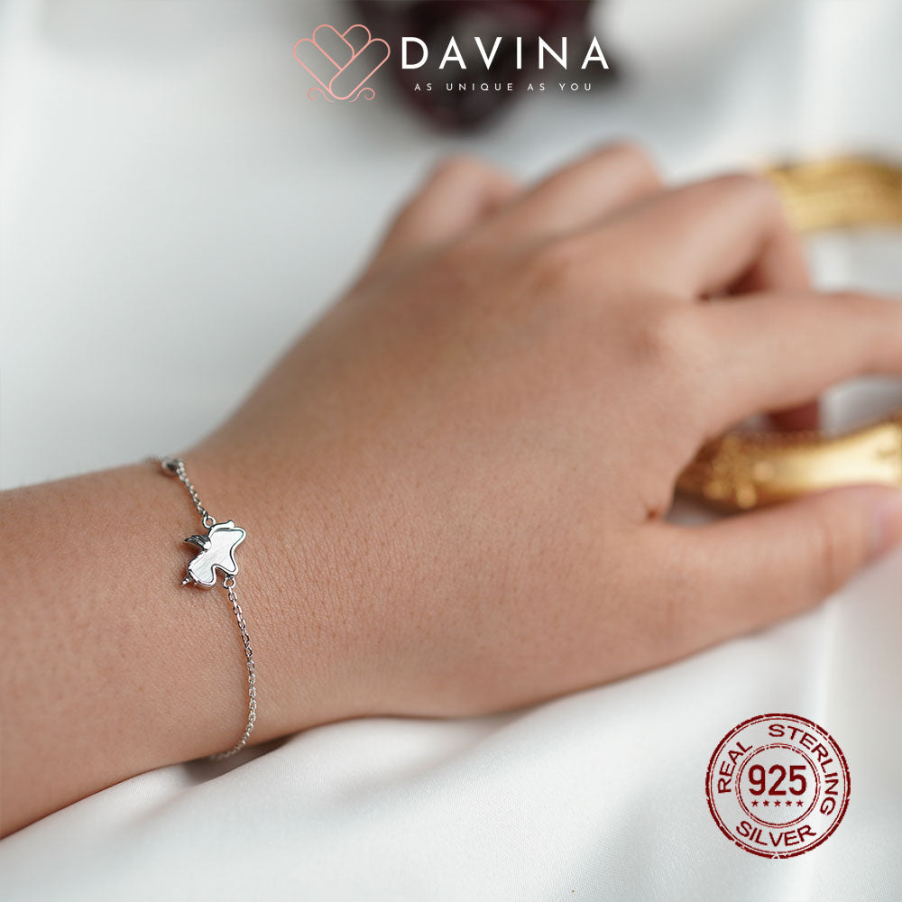 DAVINA Ladies Starry Bracelet Sterling Silver 925
