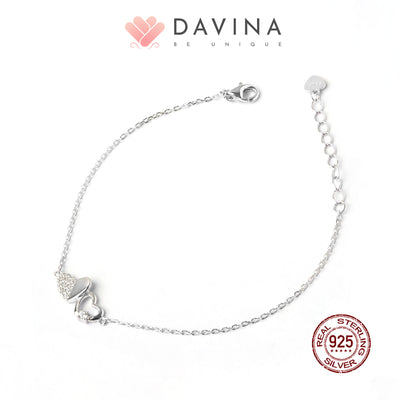 DAVINA Ladies Noella Bracelet Silver Color S925